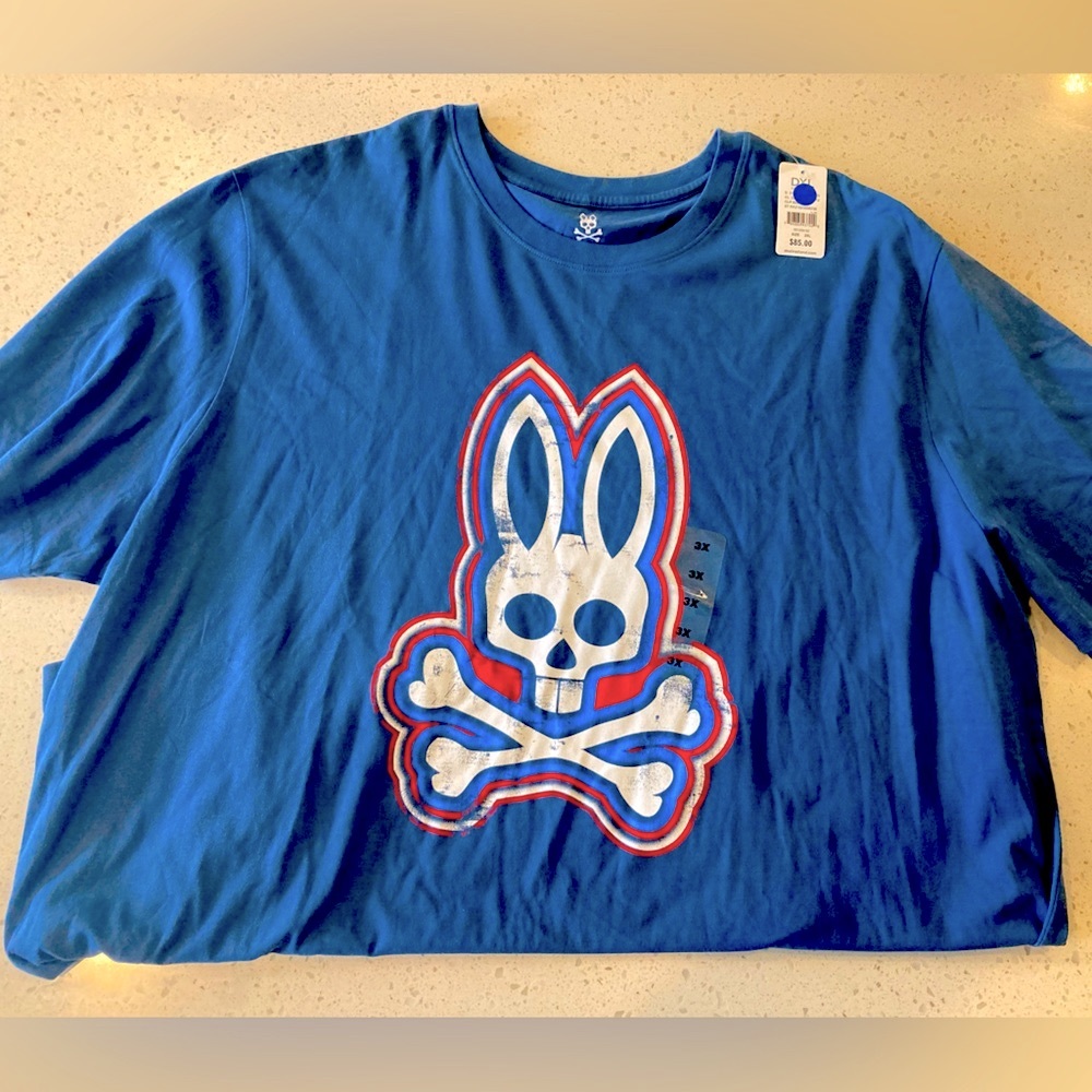 NWT PsychoBunny graphic Tshirt (size 3XL)